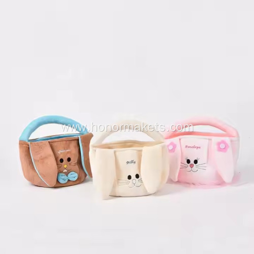 Easter Plush Bunny Basket